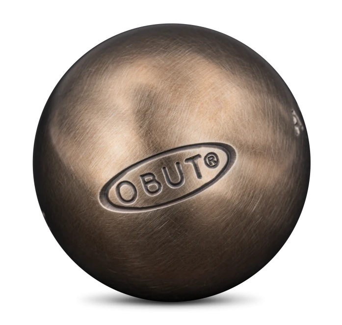 boule de pétanque obut atx3 lisse inox demi tendre