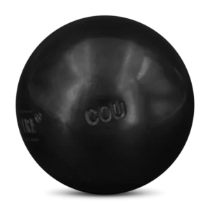 boule de pétanque obut boule noire cou lisse carbone dure