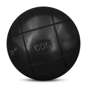 boule de pétanque obut boule noire cou striée carbone dure