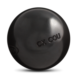 boule de pétanque obut cxcou lisse carbone noir demi tendre