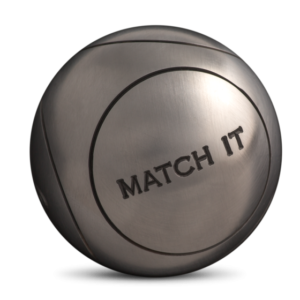 boule de pétanque obut match it 115 striée inox demi tendre