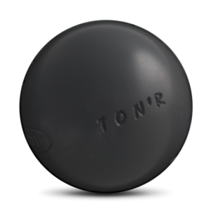 boule de pétanque obut tonr lisse carbone noir tendre