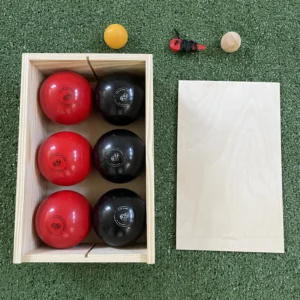 Coffret Bois 6 Boules d'intérieur PVC